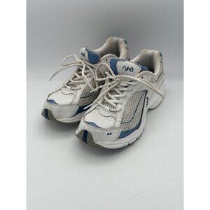 Rykä Womens Advance Walking Shoes Size 7.5 White & Blue